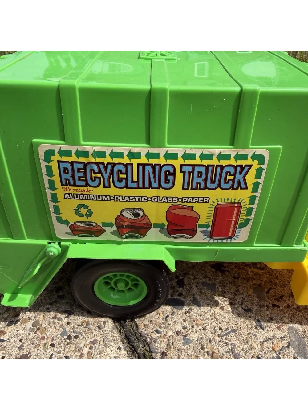 Vintage Processed Plastic Co. Recycling Lift Truck Toy Chevy GMC 1970 USA Made